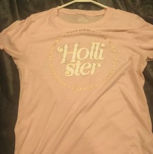 Pink Hollister tee